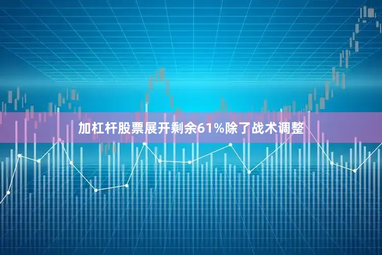 加杠杆股票展开剩余61%除了战术调整